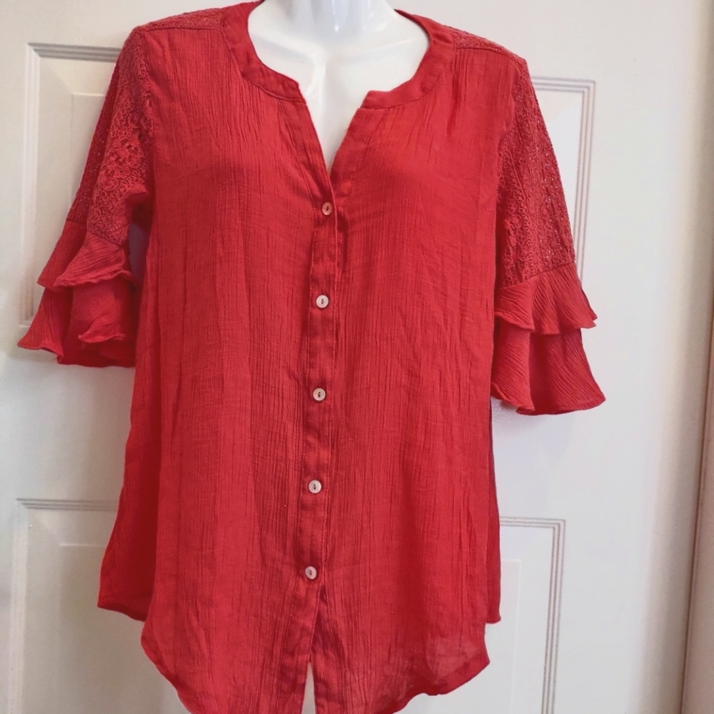 ASHLEY INDIGO / Button Down